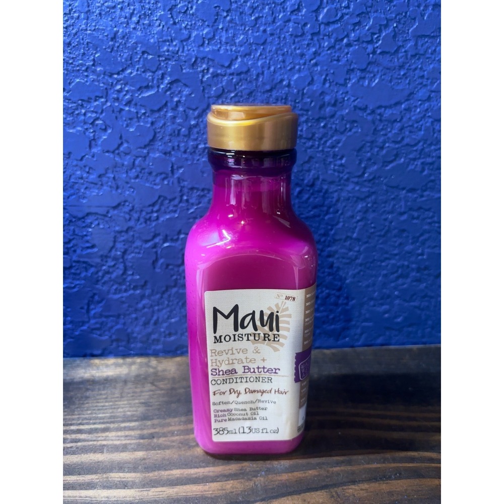 Maui Moisture Revive & Hydrate Shea Butter Conditioner 13oz Dry Damaged Hair